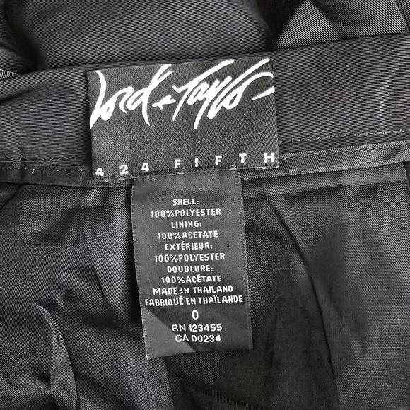 Lord &Taylor Elegant Black Women's Skirt - Picture 3 of 7